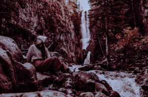 Colorado Adventure Waterfall Photographer Portrait