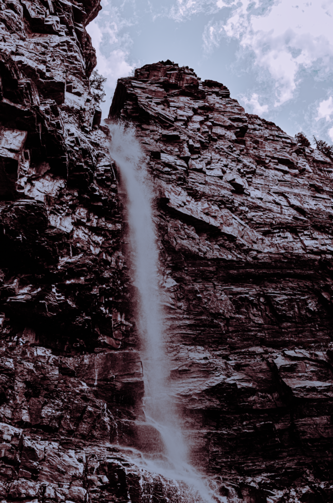 Cascade Falls in Ouray Colorado